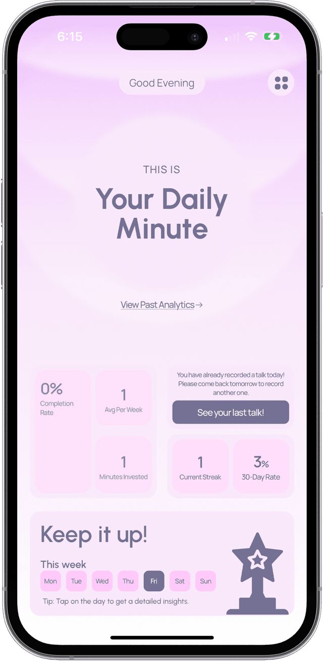 YourDailyMinute App