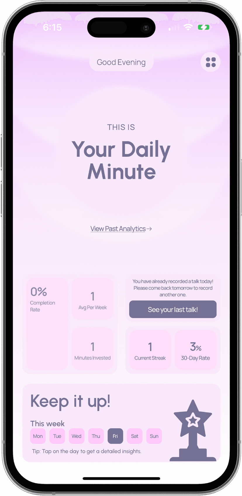 YourDailyMinute App